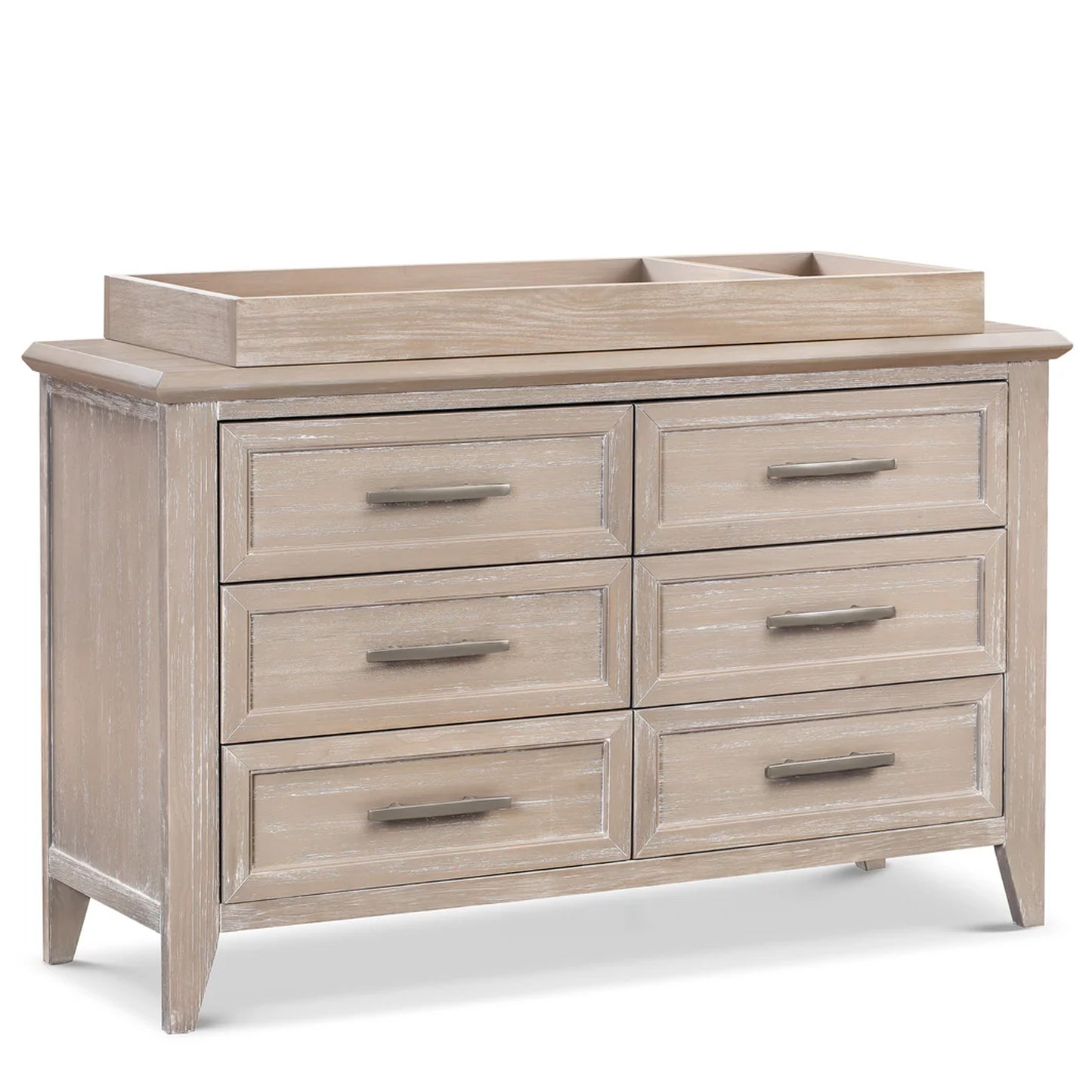 Barrow nursery dresser by Namesake with six drawers, farmhouse-inspired detailing, and durable wood construction for growing families