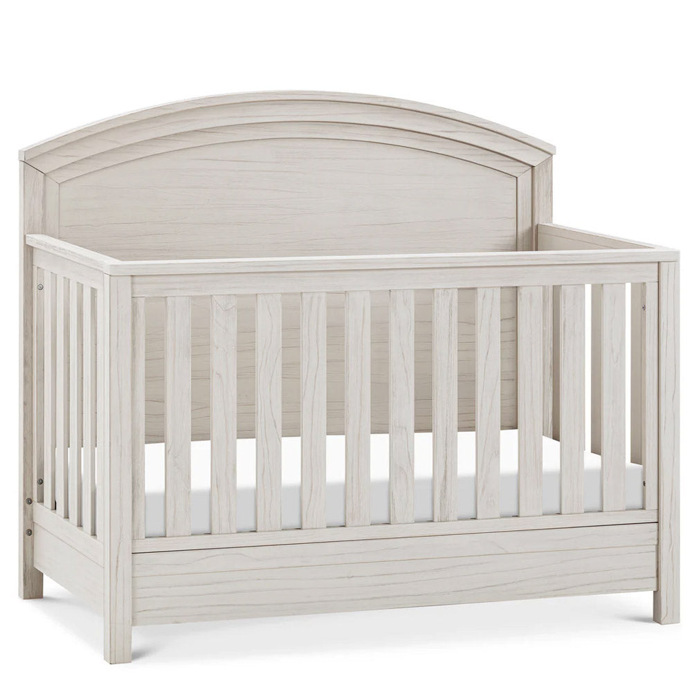 Hemsted 4-in-1 Convertible Crib in White Driftwood – Baby Furniture Eagle Rock LA