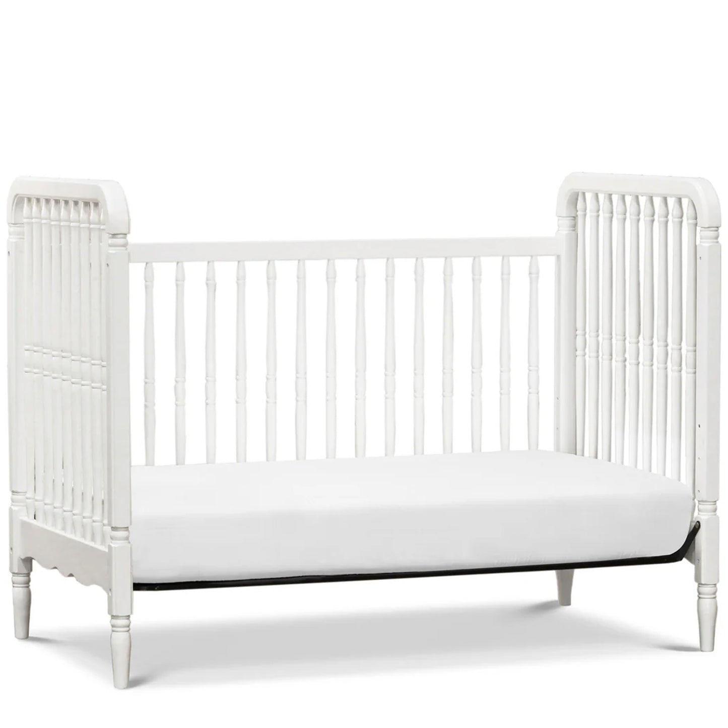 Beautiful spindle baby crib combining safety, durability, and timeless nursery style