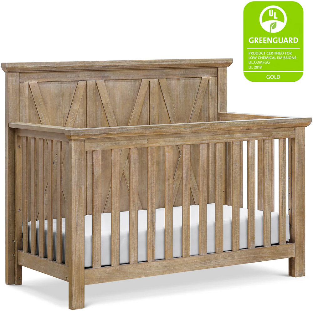 Wooden crib with a GreenGuard Gold certification in Los Angeles