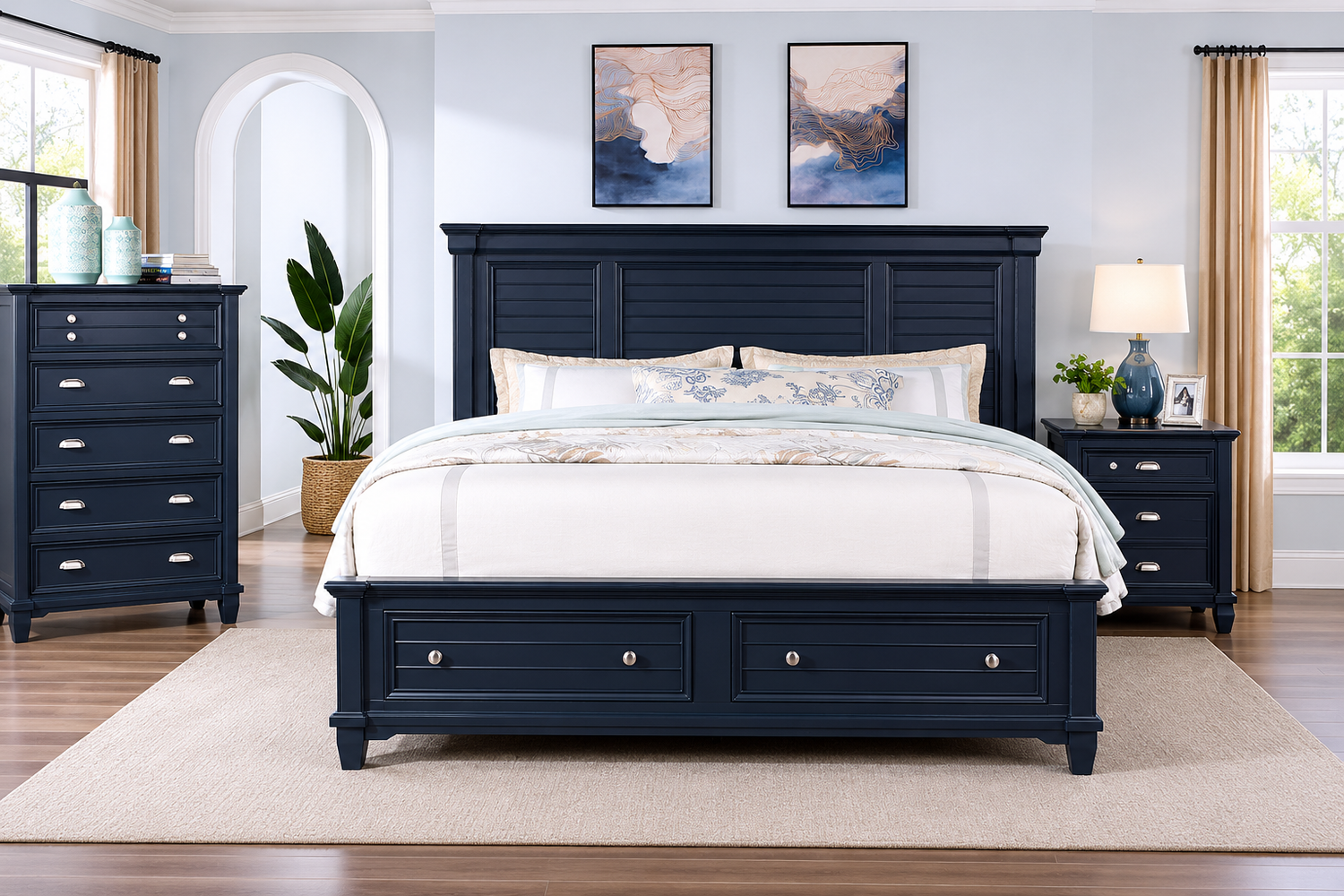 Queen bed for teens and guest rooms at Kids Furniture Superstore in Los Angeles
