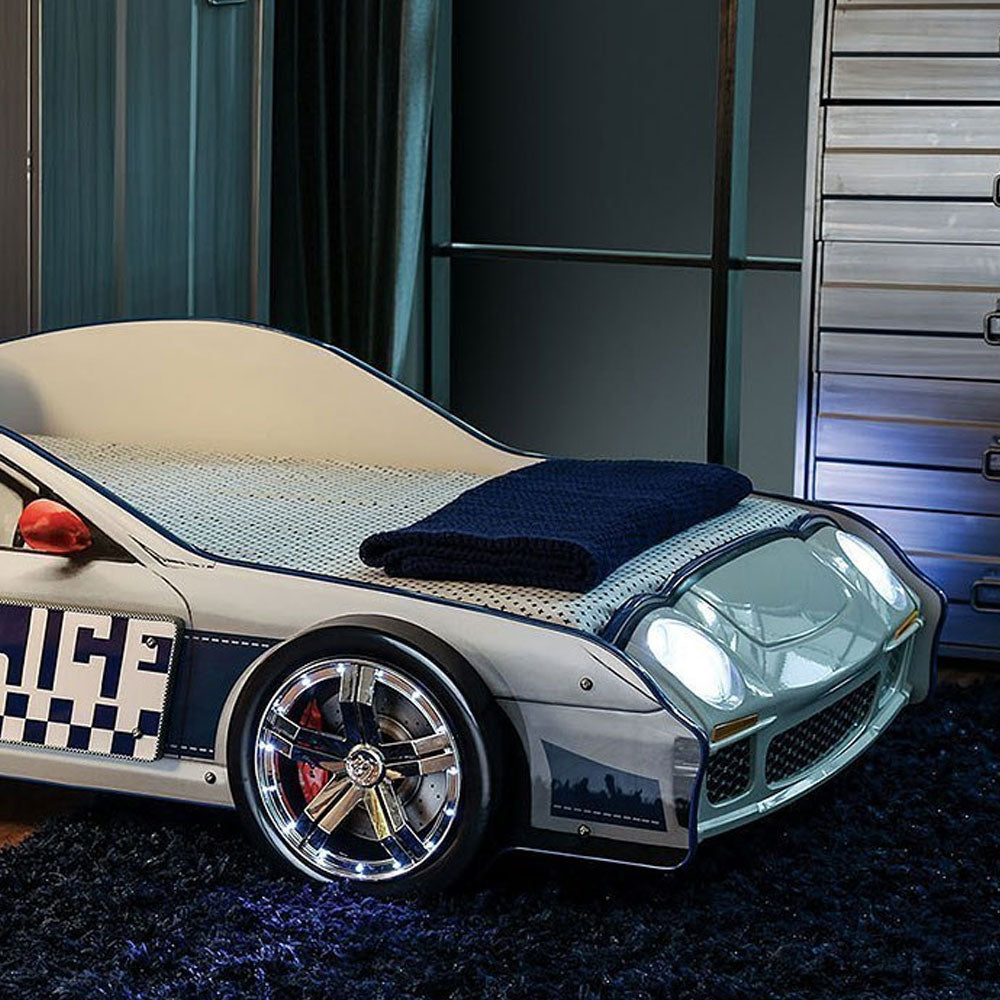 Affordable kids race car bed for sale in Burbank and Los Angeles – stylish children’s furniture available at Kids & Baby Superstore Eagle Rock