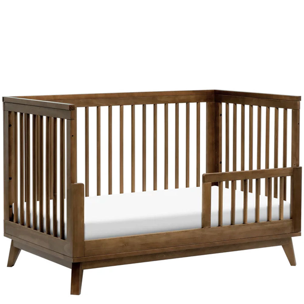 Mid-century Babyletto Scoot convertible crib in two-tone finish, shop kids furniture Eagle Rock