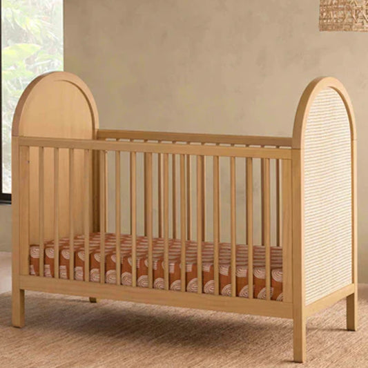 Eco-friendly Bondi Cane crib with toddler conversion kit, elegant nursery furniture in Glendale, Pasadena, and Highland Park