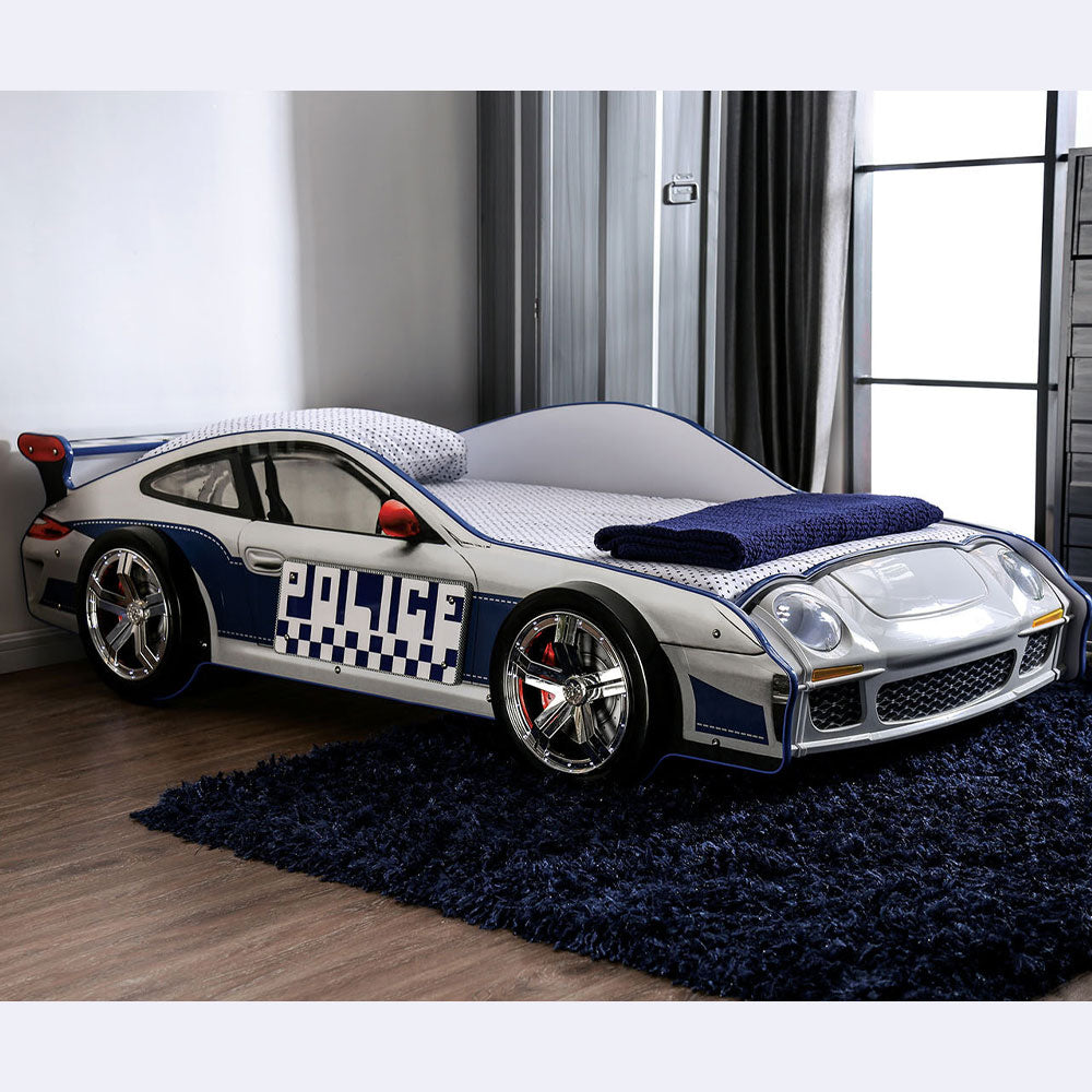 “Poe race car bed for kids available at Kids & Baby Superstore in Los Angeles – stylish children’s bed, in stock with immediate delivery.
