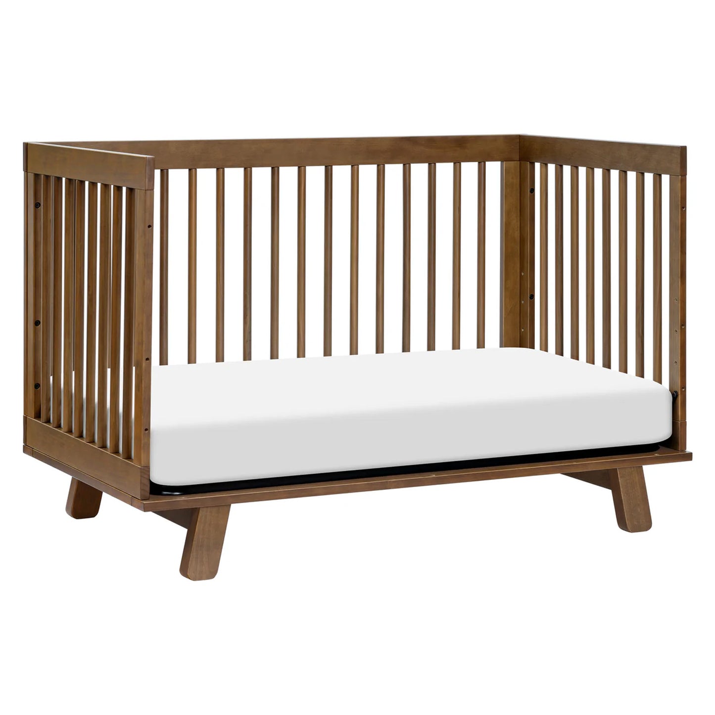 KFS-842 3-in-1 Convertible Spindle Crib in Natural Walnut