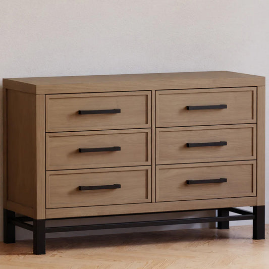 Driftwood 6-drawer kids dresser inspired by the Newbern collection, available at Kids Furniture Superstore in Los Angeles.