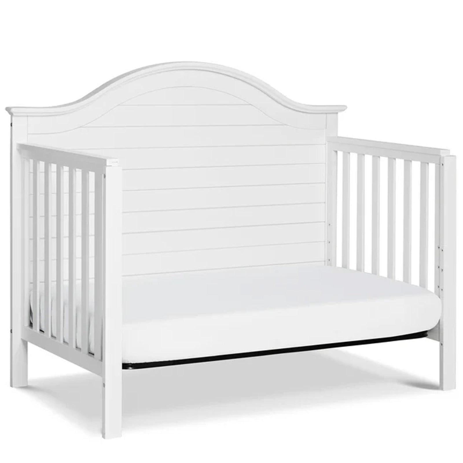 GREENGUARD Gold Certified Nolan convertible crib designed to grow from crib to toddler bed, daybed, and full-size bed