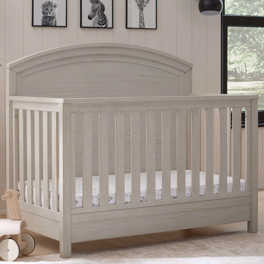White driftwood Hemsted crib – Convertible nursery furniture Los Angeles
