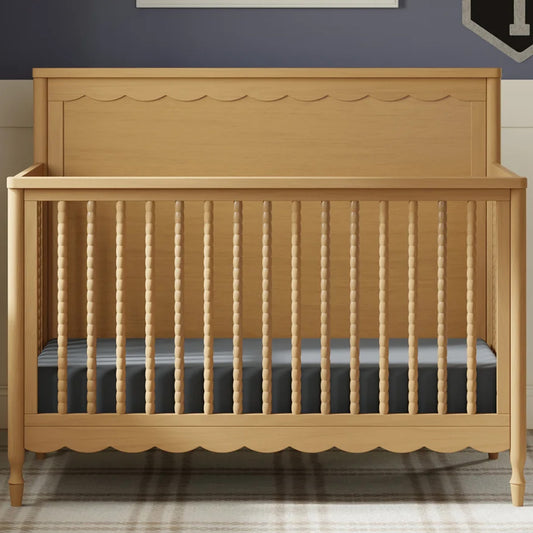 Ambrosia 4-in-1 Convertible Crib in Honey at Kids Furniture Superstore in Los Angeles