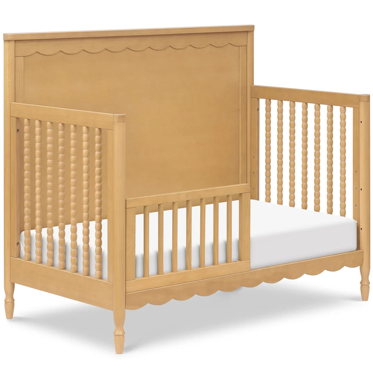 GREENGUARD Gold certified Ambrosia crib in Honey for safe and stylish nursery furniture