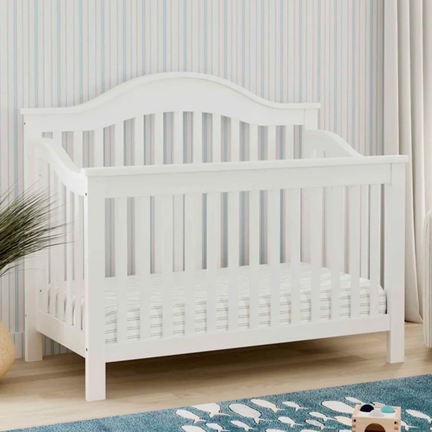 KFS-114 Classic Arch 4-in-1 Convertible Crib