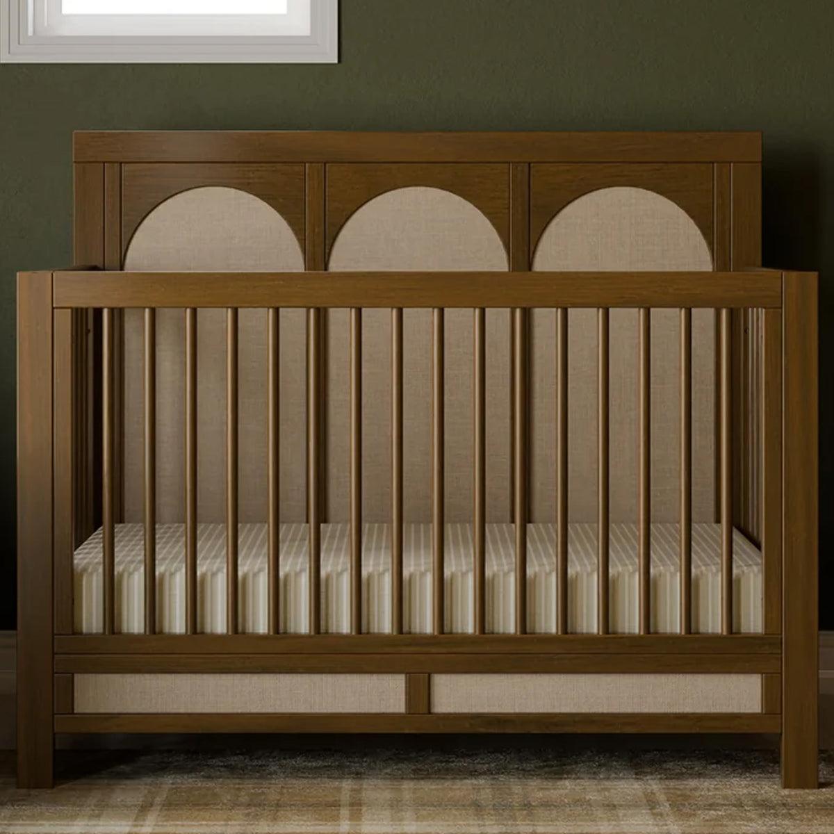 Natural Walnut Eloise Convertible Crib with premium craftsmanship and timeless style