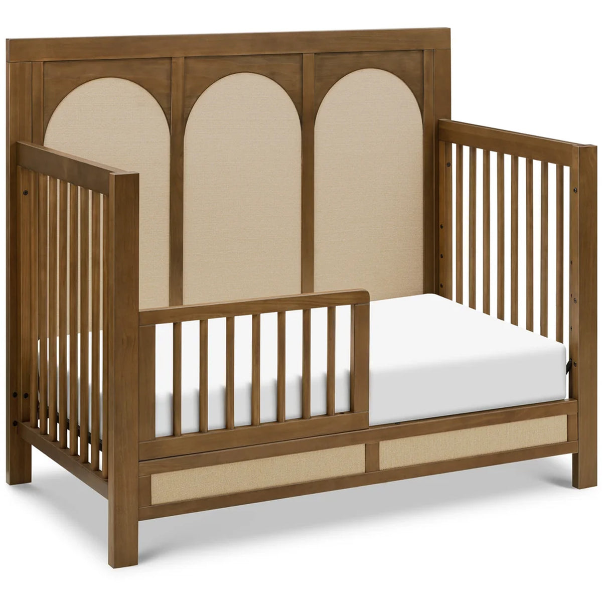 GREENGUARD Gold certified Eloise 4-in-1 Convertible Crib in Natural Walnut finish