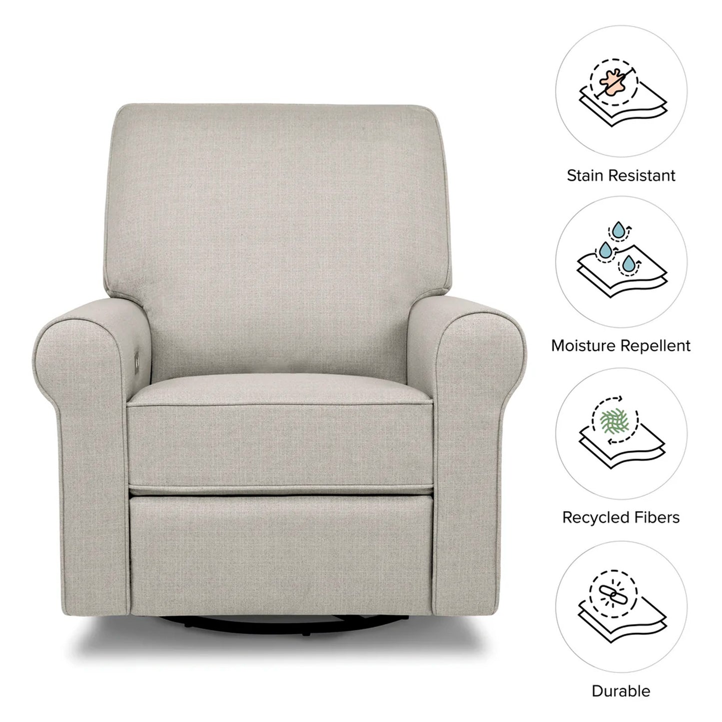 KFS-805 Pillowback Power Recliner Glider
