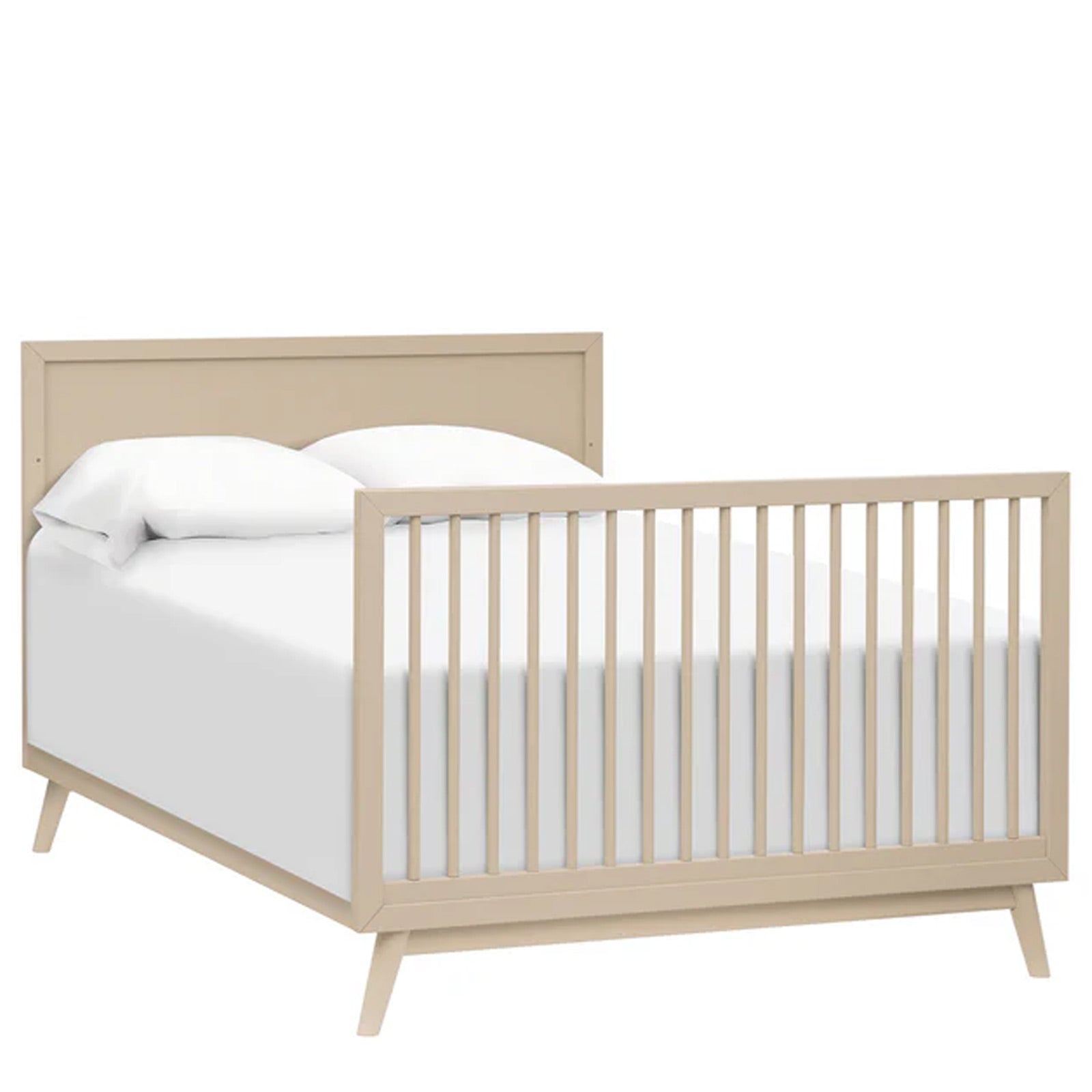 Side view of the Palma 4-in-1 convertible crib