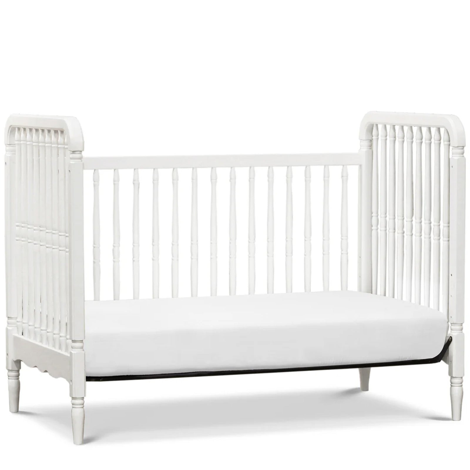 Beautiful spindle baby crib combining safety, durability, and timeless nursery style