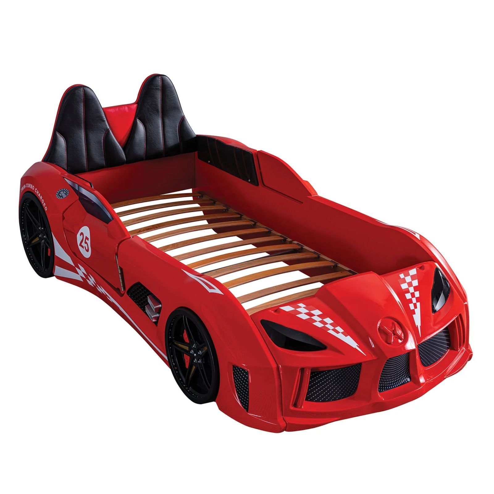Modern Twin Race Car Bed for Children's Bedroom