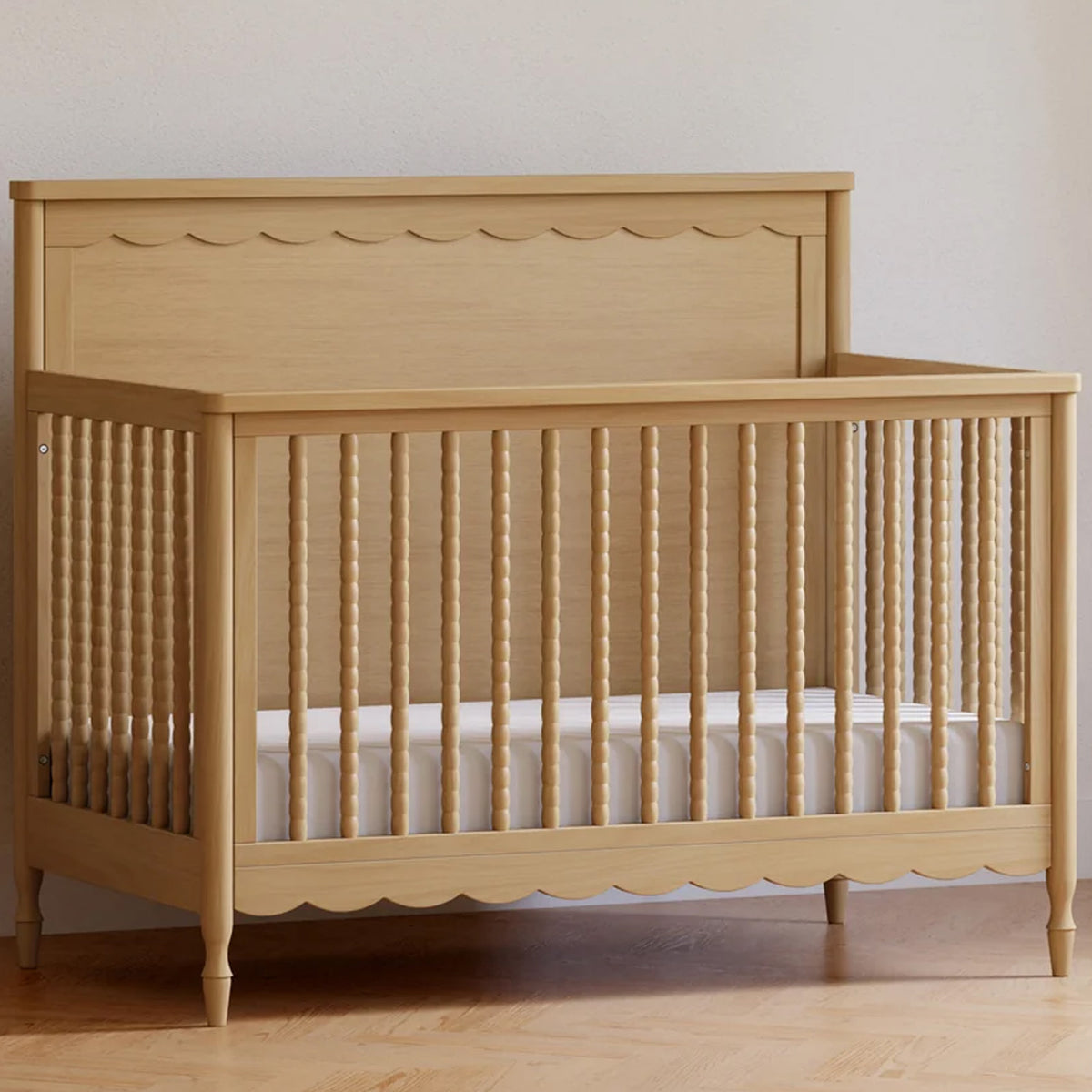 Elegant Ambrosia Honey convertible crib for baby nurseries near Pasadena, Glendale, and Burbank