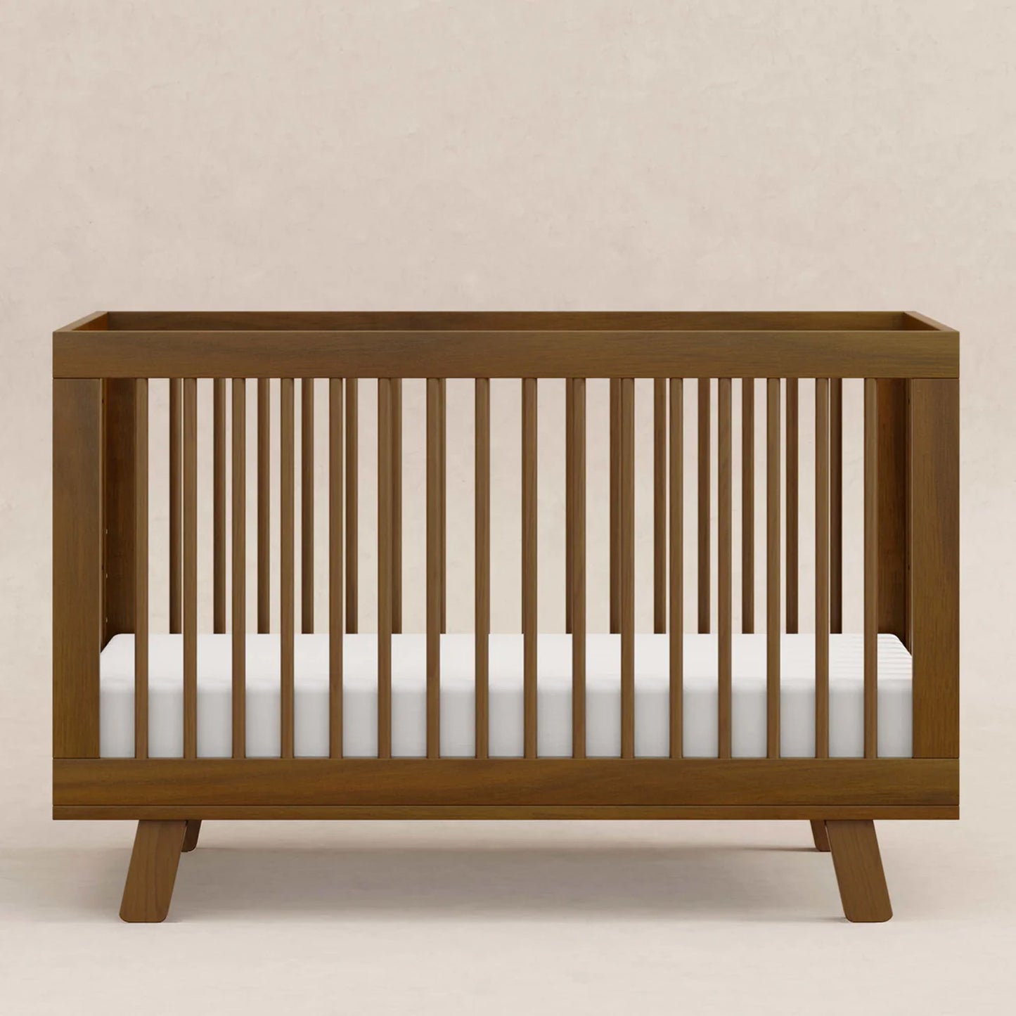 KFS-842 3-in-1 Convertible Spindle Crib in Natural Walnut