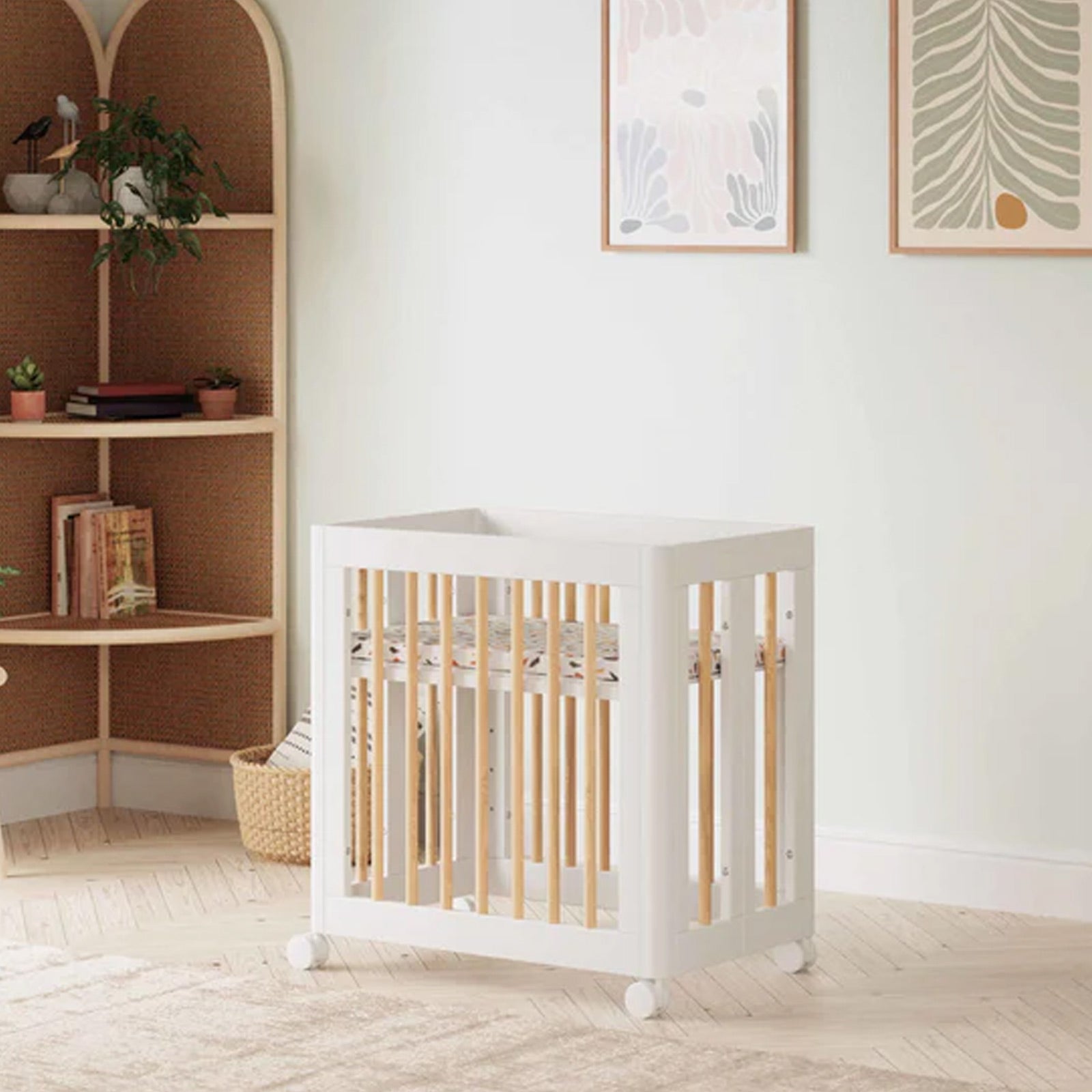 Modern Yuzu baby crib for stylish nursery available in Los Angeles and Southern California