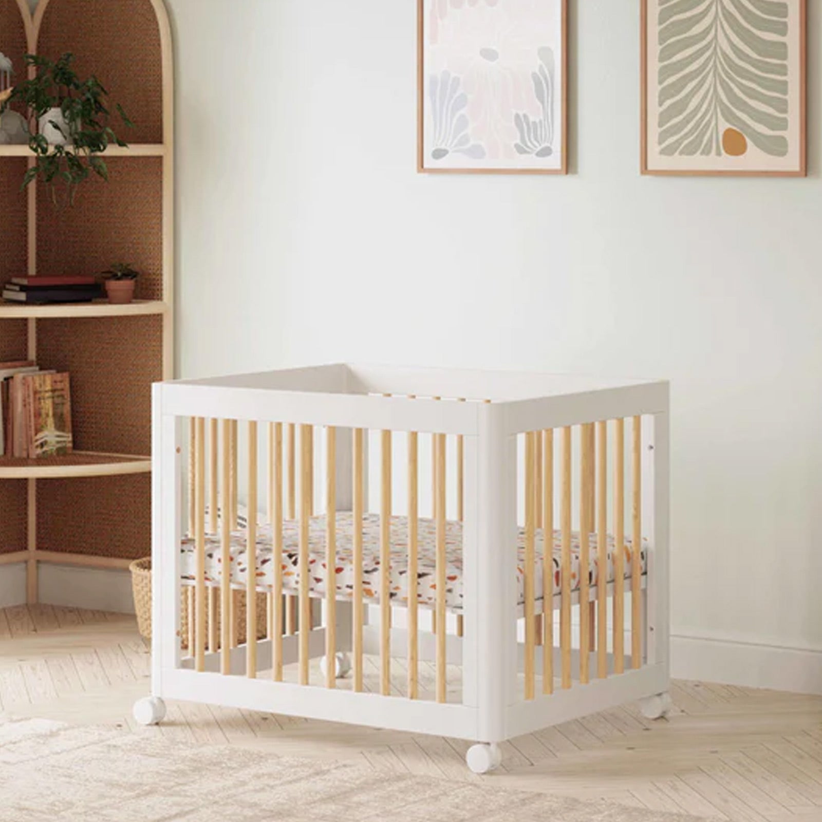 Front view of the Yuzu convertible crib available at Kids Furniture Superstore showroom